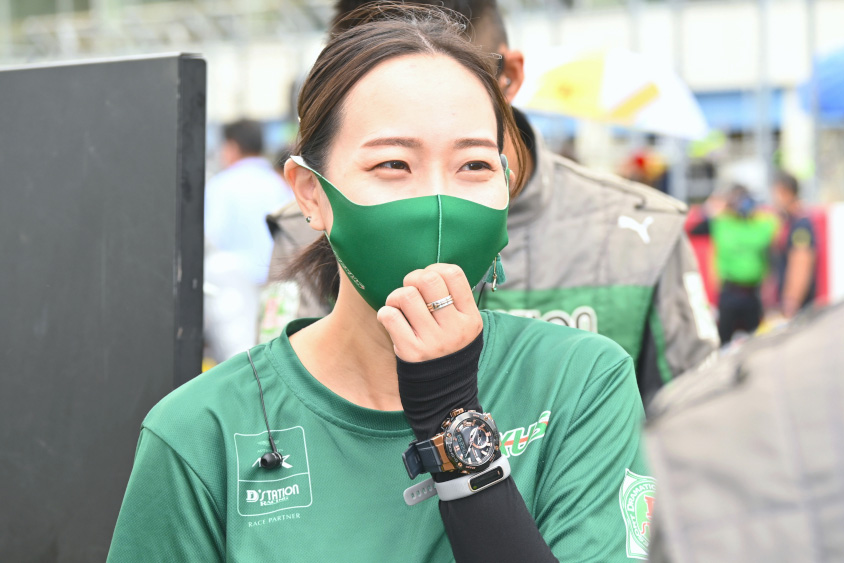 D'station Racingの太田彩美マネージャー