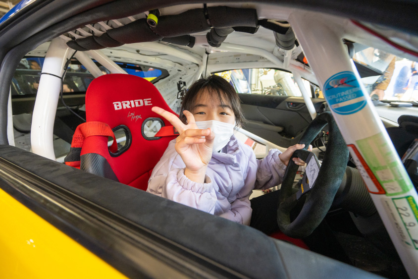 WedsSport GR86の運転席体験3人目
