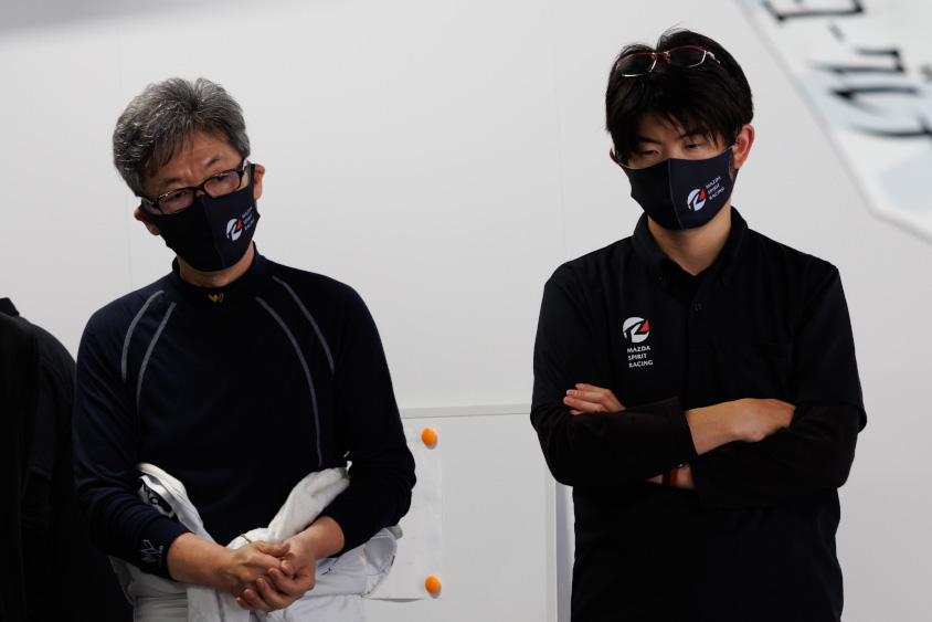 #55 MAZDA SPIRIT RACING 前田育男選手、寺川和紘選手 (c)スーパー耐久機構