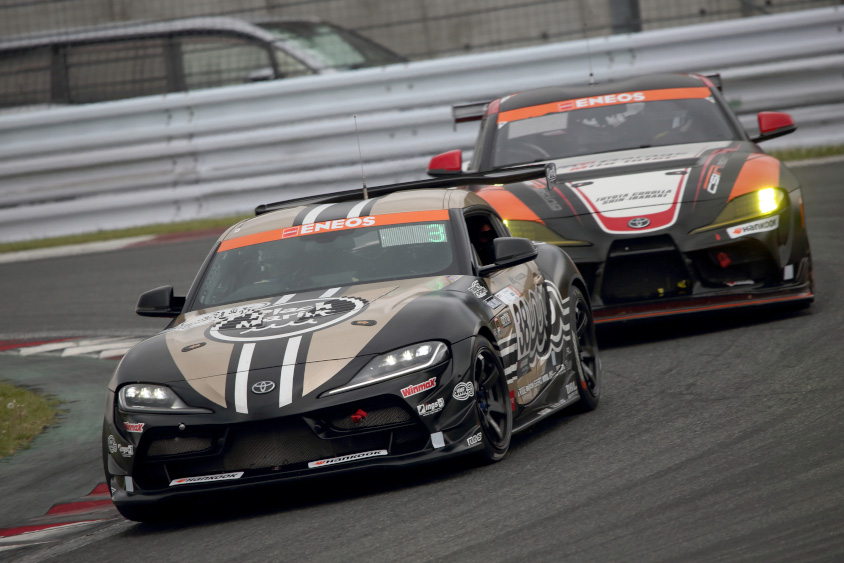 同じスープラでもST-1クラスとST-Qクラスではエアロパーツの形状が異なる (c)スーパー耐久機構