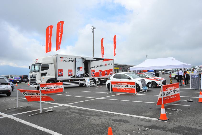 ヤリスカップ（Yaris Cup 2021）リペアエリア