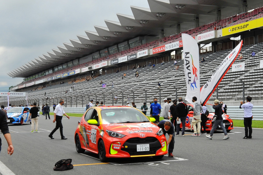 ヤリスカップサーキットの様子