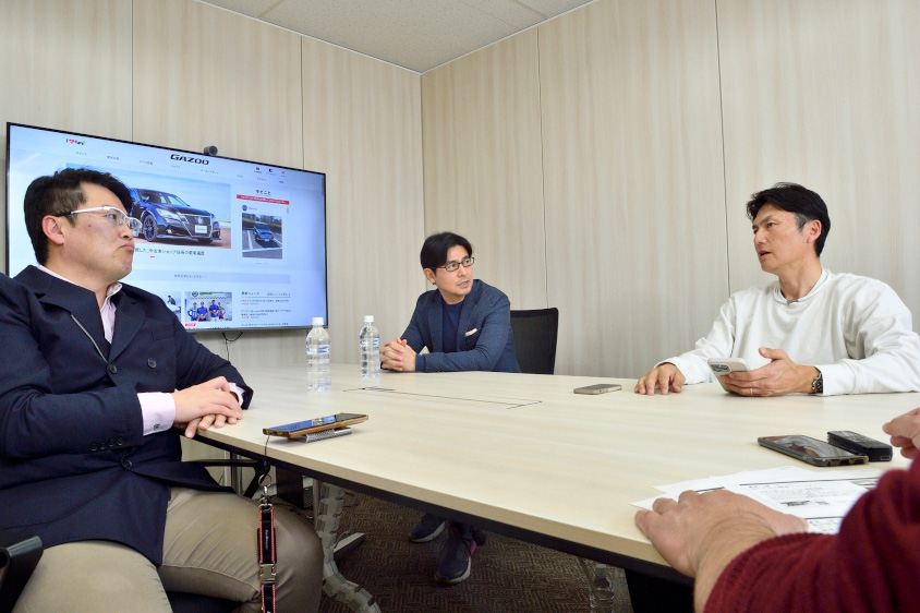 愛車徹底討論の雰囲気