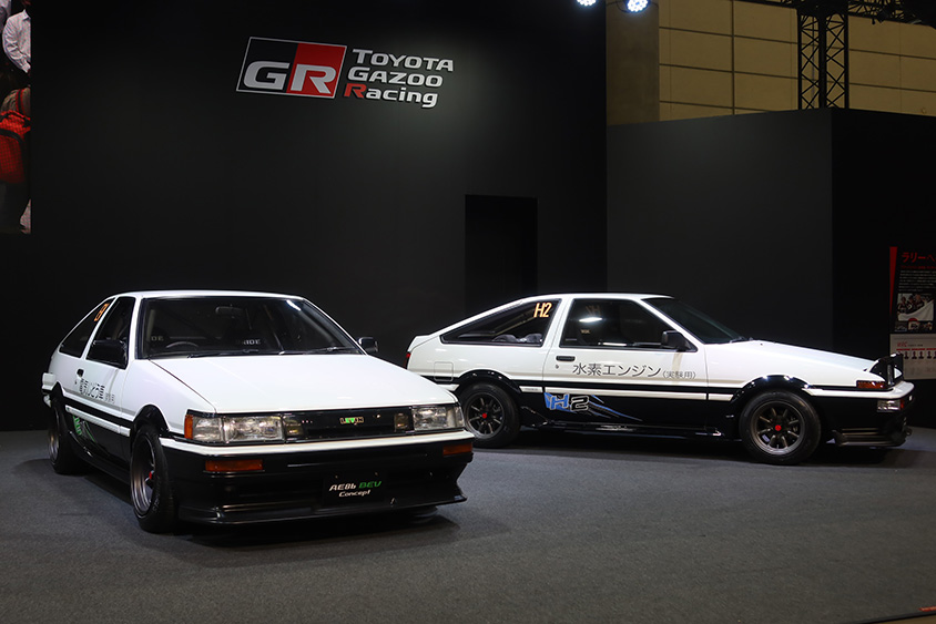 電動化と水素エンジン化したハチロク（AE86）