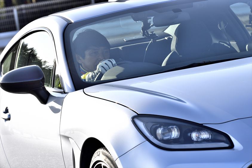 Alt　山野哲也選手の目線の動き