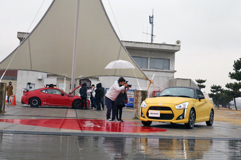 GAZOO愛車広場 出張撮影会 in 兵庫の2日目は雨模様