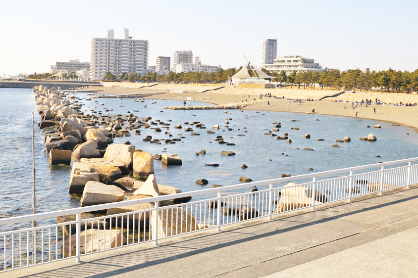 GAZOO愛車広場 出張撮影会 in 兵庫の会場大蔵海岸公園の浜辺