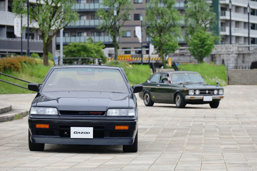 希少なスカイラインGTS-Rと初代カリーナ