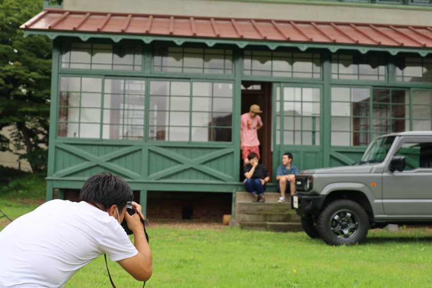 愛車広場出張取材会in弘前でジムニーを撮影