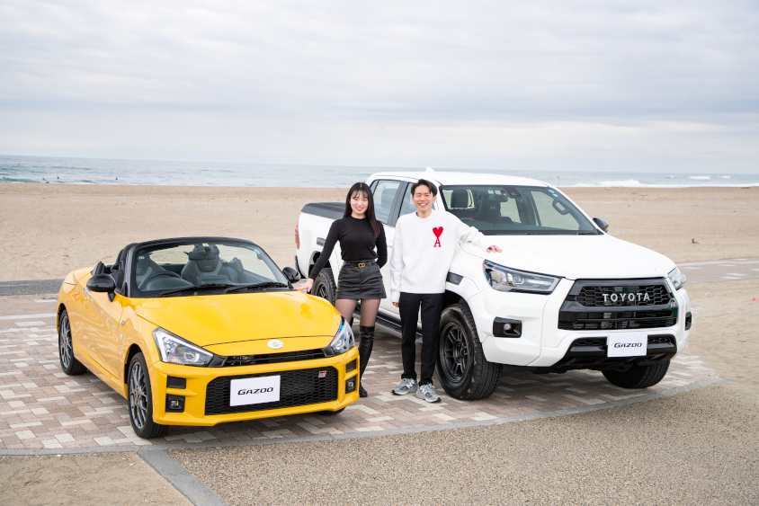 GAZOO愛車広場 出張取材会 in 茨城に参加したコペンとハイラックス