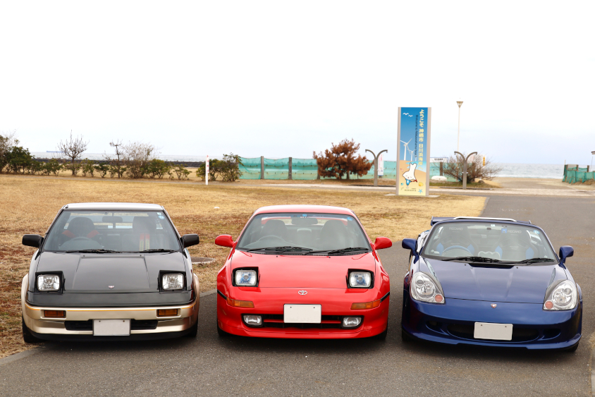 GAZOO愛車広場 出張取材会 in 茨城に参加したMR-2とMR-S