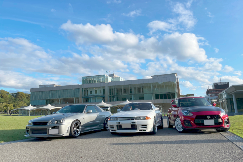 愛車広場 出張取材会 in 石川に参加いただいたスカイラインとスイフト