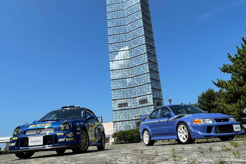 スバル・インプレッサWRXと三菱・ランサーエボリューション GAZOO愛車広場 出張取材会 in 秋田