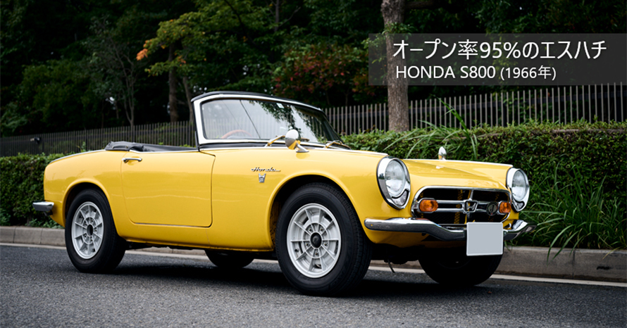 いつか「エスハチ」を息子に託すその日まで・・・。1966年式ホンダS800