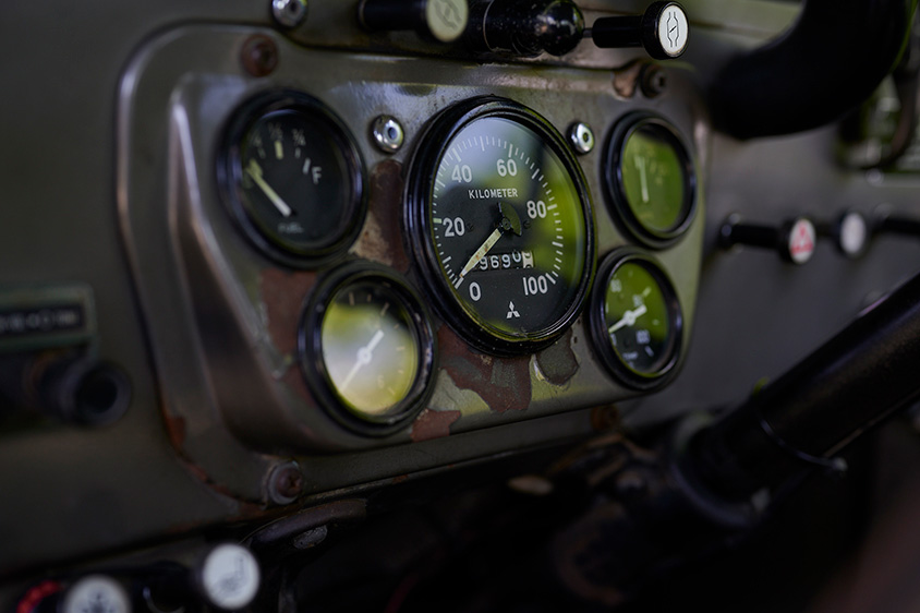 三菱・ジープのメーター