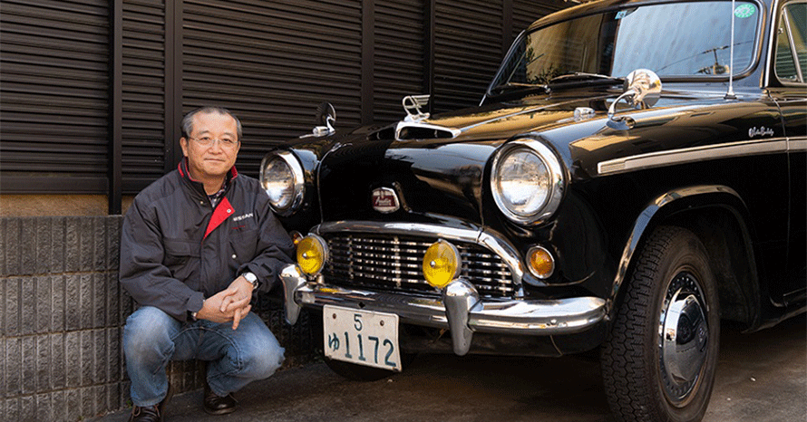 アサヒ玩具 日産オースチンA50 ケンブリッジデラックス ミニカー