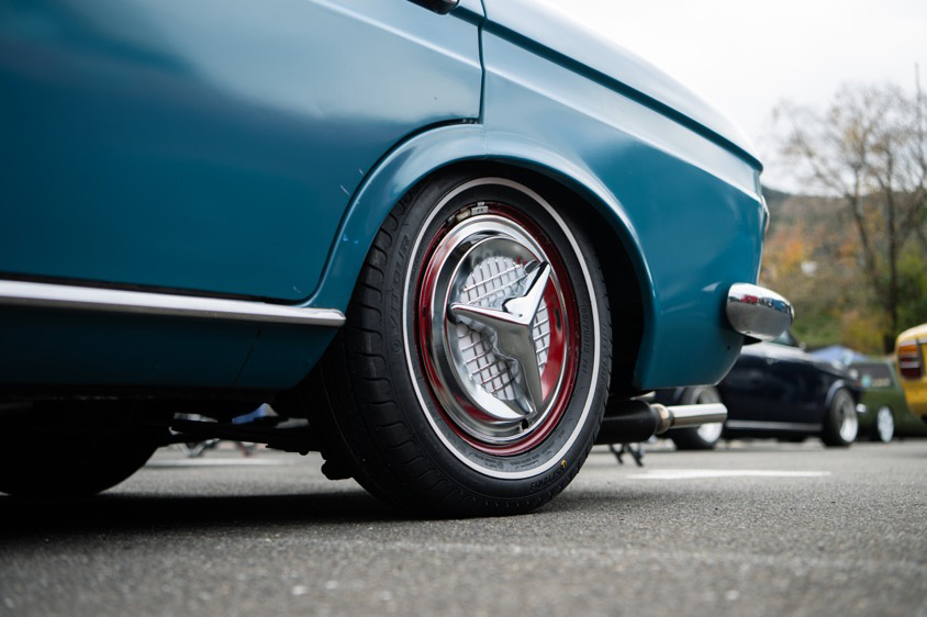 日産・ブルーバード（P411）のリアホイール