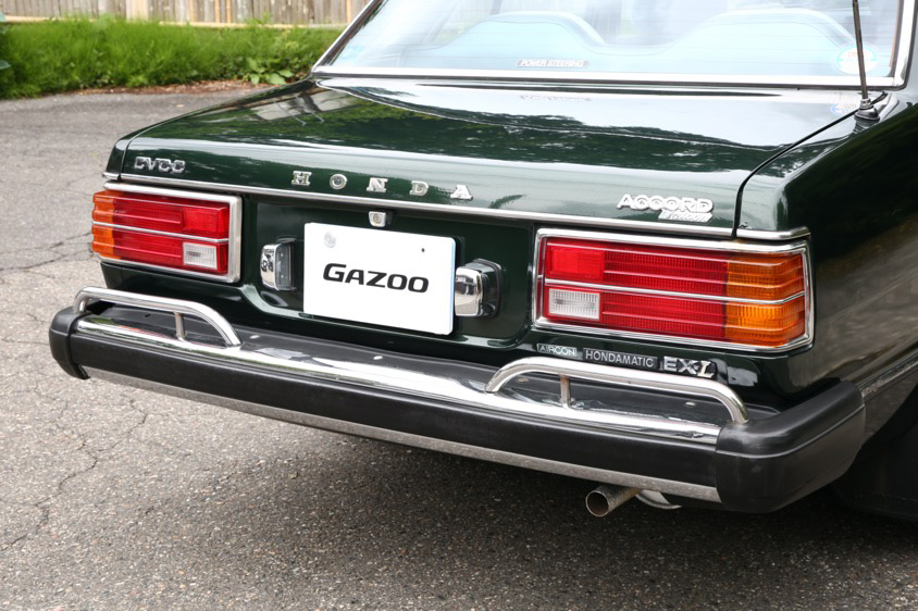 ホンダ・アコードサルーンのリア