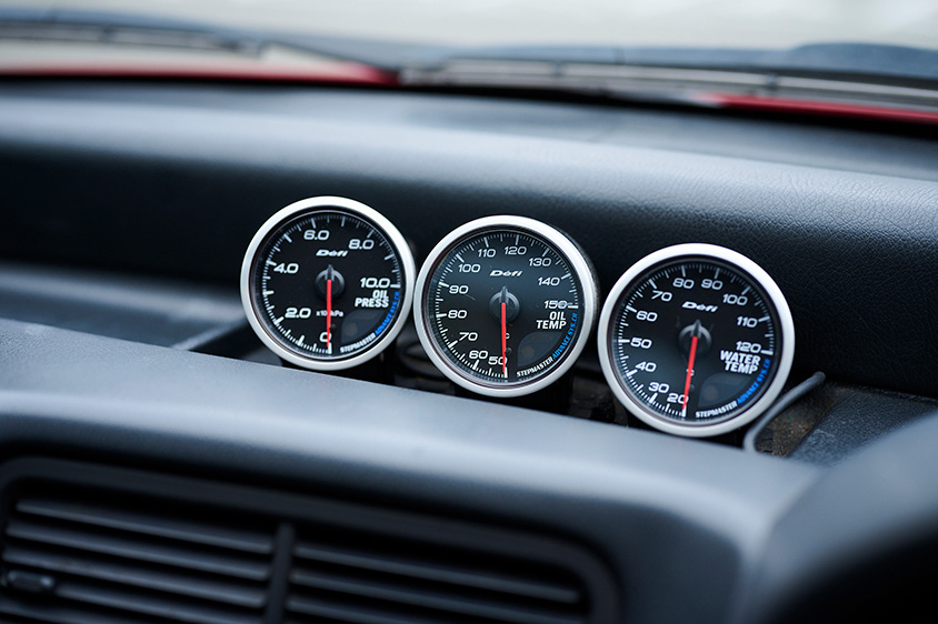 ホンダ・CR-X（サイバースポーツ）の後付けメーター