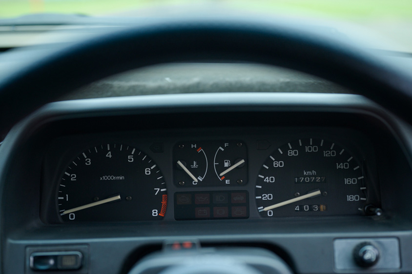 ホンダ・CR-X Si サイバースポーツのメーターパネル