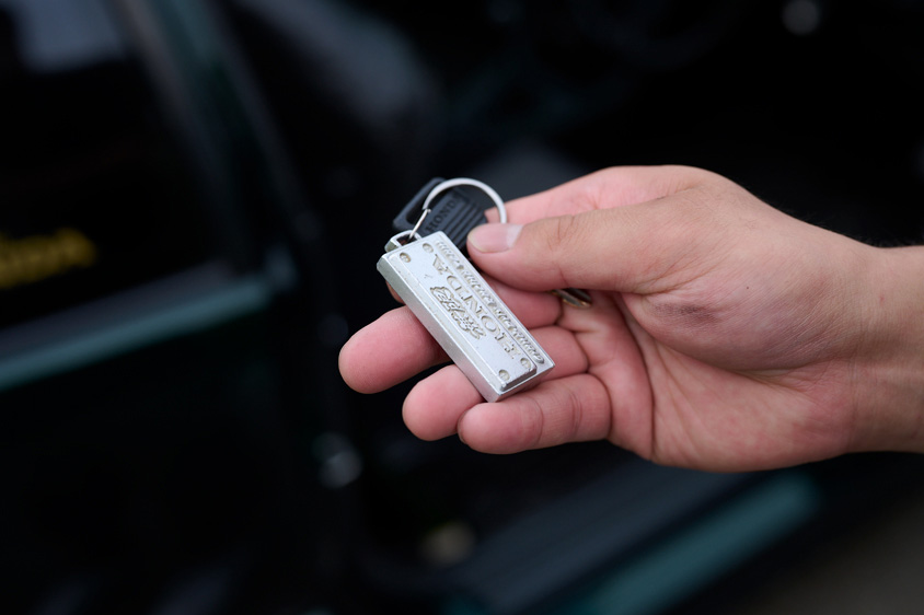 ホンダ・CR-X Si サイバースポーツのキーにつけているキーホルダー