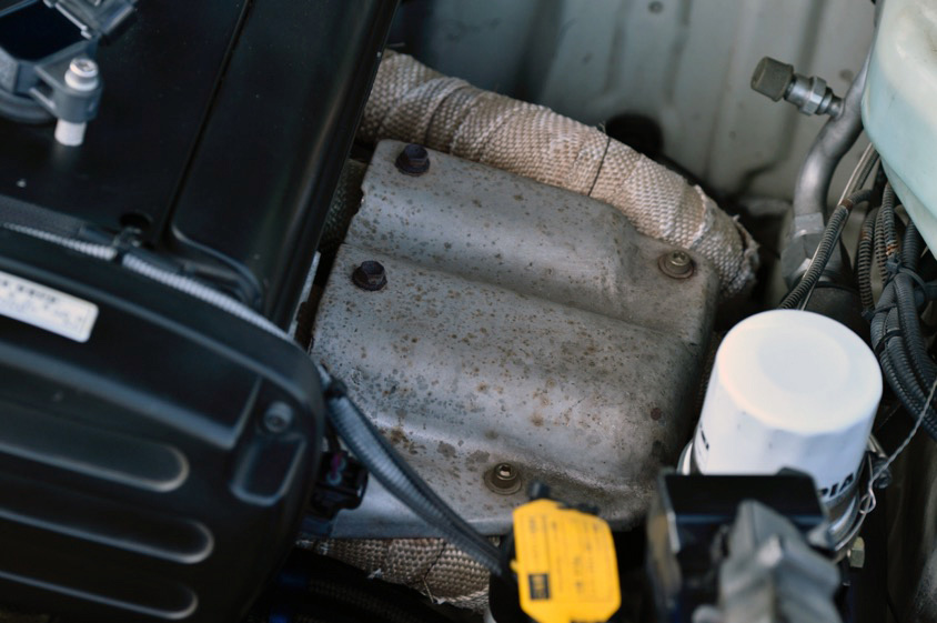 トヨタ・スプリンタートレノ（AE86）のエンジンルーム