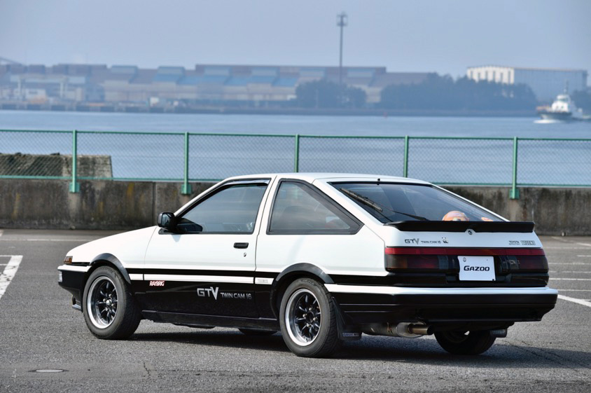 トヨタ・スプリンタートレノ（AE86）の左リア