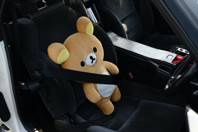 トヨタ・MR2（AW11型）にいつも乗るお気に入りのリラックマ