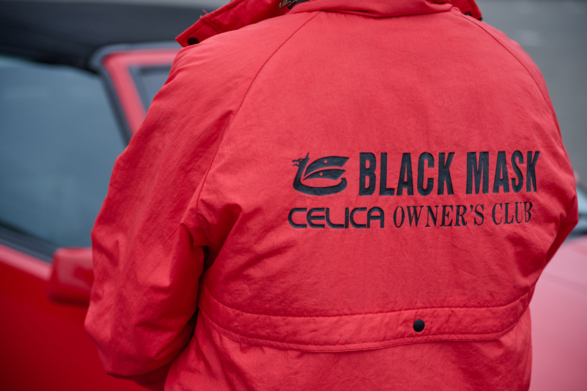トヨタ・セリカのオーナーズクラブ「ブラックマスク」のジャケット