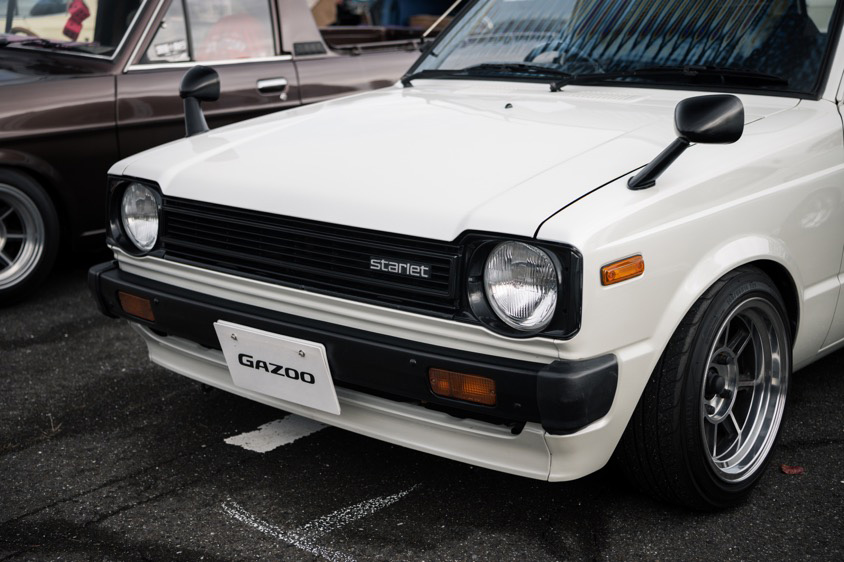 トヨタ・スターレットバン(KP61V)のフロント