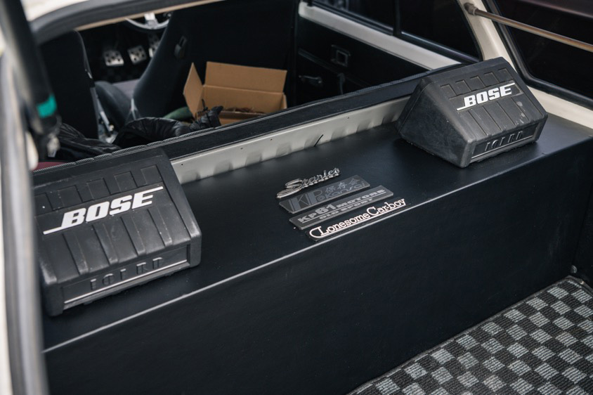 トヨタ・スターレットバン（KP61V）のスピーカー