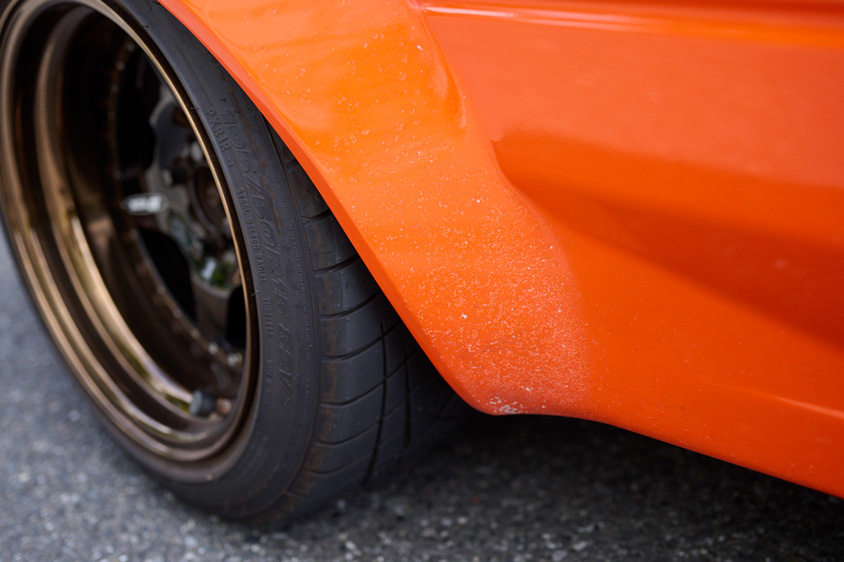 トヨタ・MR2（AW11）のワイドフェンダー