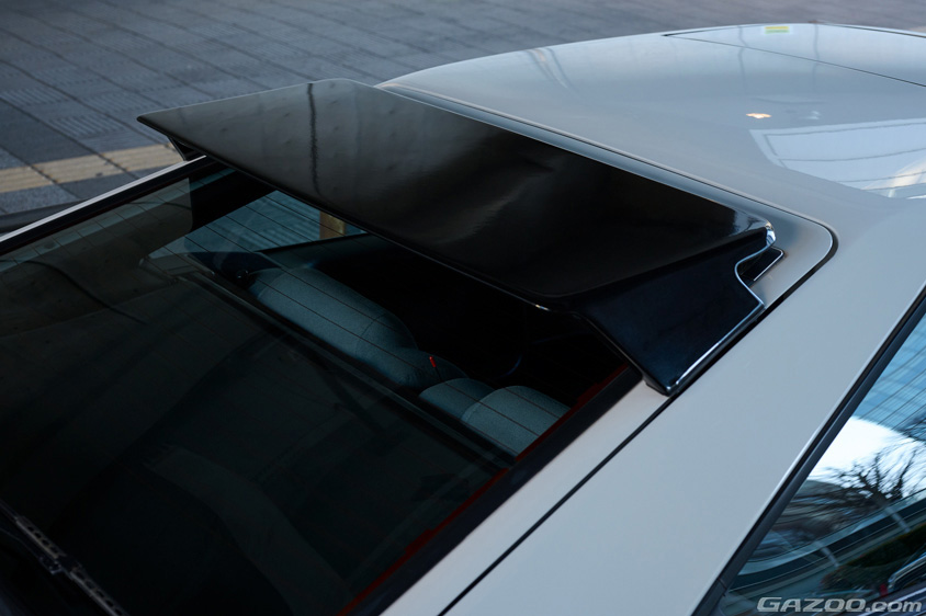 トヨタ・セリカスープラ Pタイプのリアウィンドウスポイラー