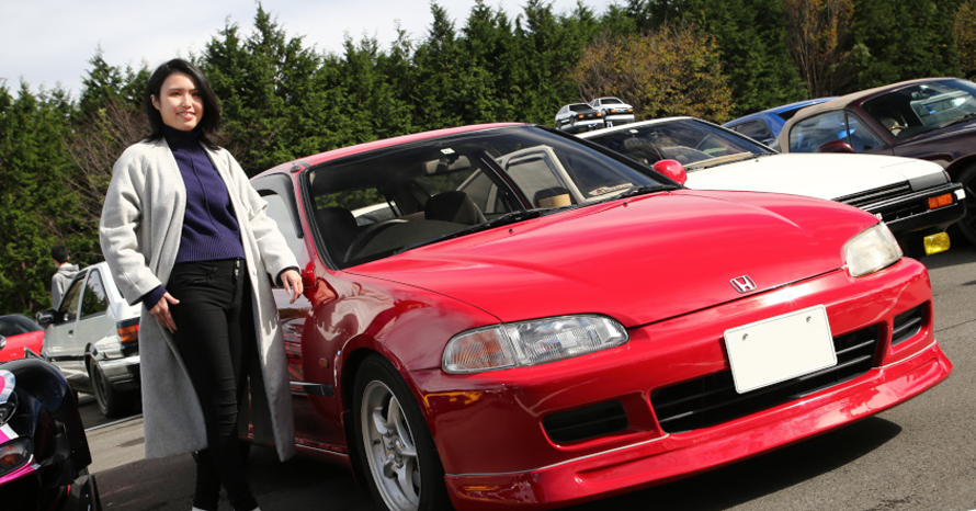 真っ赤なEG6に乗ることになったキッカケはユーロビート!? 月4で峠に