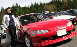 真っ赤なEG6に乗ることになったキッカケはユーロビート!? 月4で峠に通う女性オーナーが目指す理想形とは？