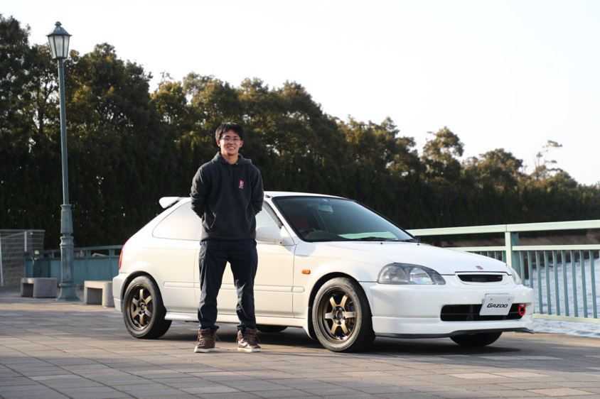 ホンダ・シビック タイプR（EK9）とオーナーの岩崎さん