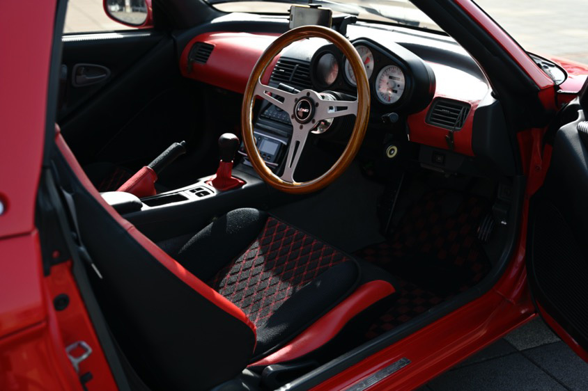 ホンダ・ビートの運転席