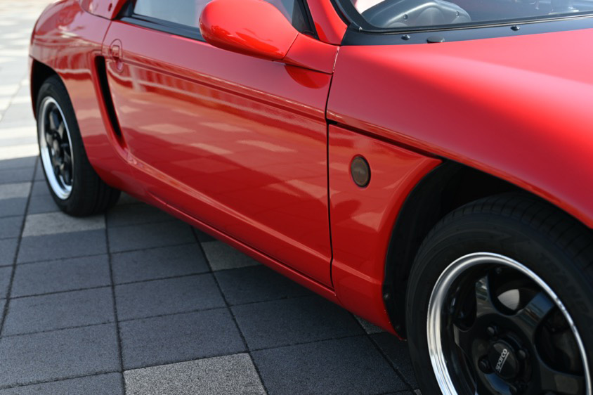 ホンダ・ビートのお気に入りのタイヤハウスからエアインテーク