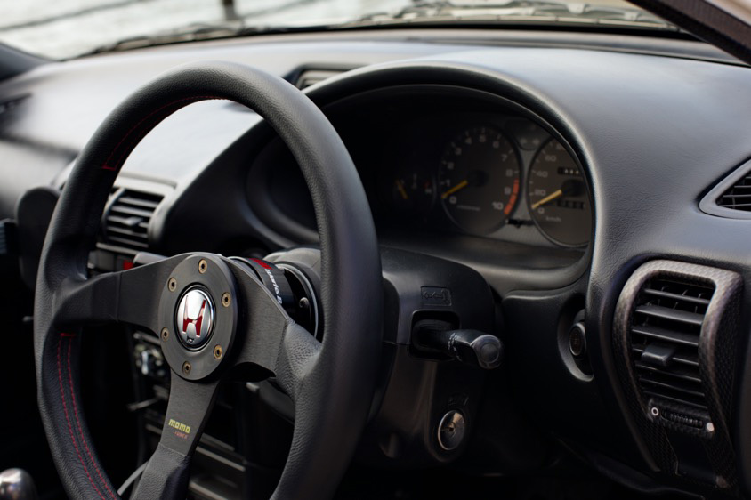 ホンダ・インテグラタイプRのステアリング