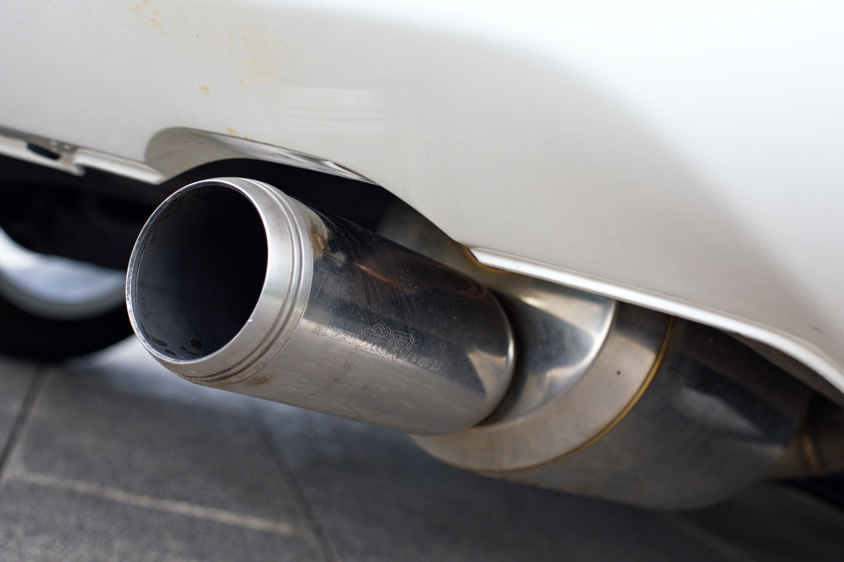 ホンダ・インテグラタイプRのマフラー