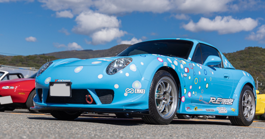ロードスターにロータリーエンジン、そしてRE雨宮。そんな大好きが