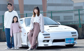 RX-7（FC3S）と永遠に共に。夫婦の出会いを生み、3人家族とともに回り続けるロータリーエンジン