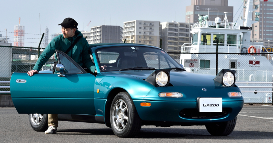 限定仕様車だけのエメラルドグリーンに惚れ込んで。ユーノス