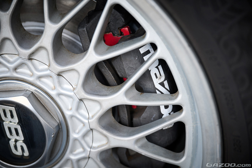 マツダ・ユーノス500のブレーキ