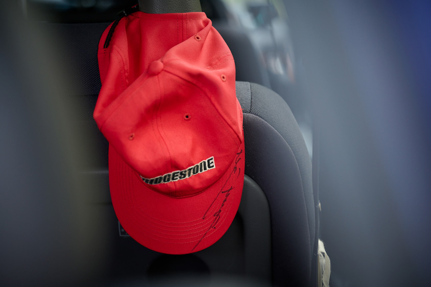 BRIDGESTONEのキャップ