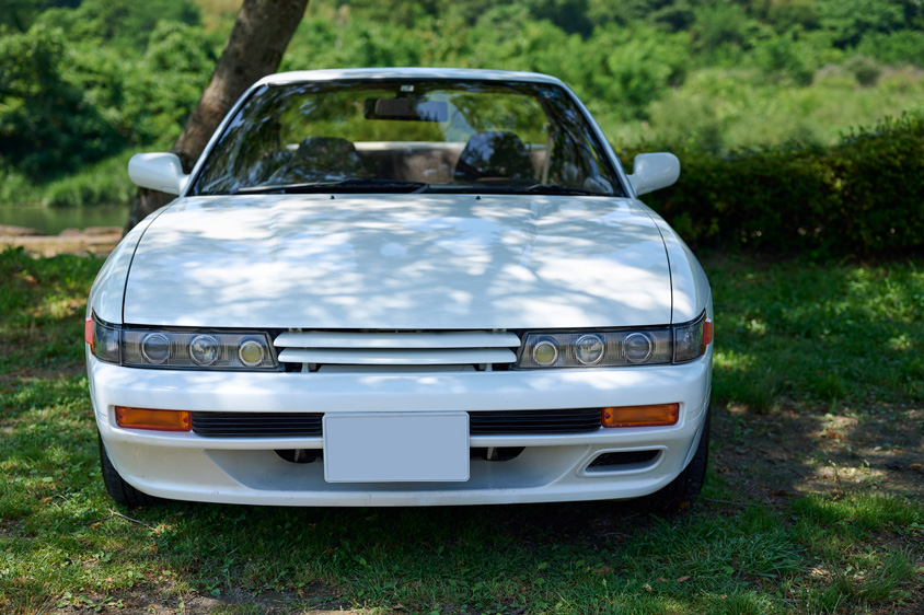 日産・シルビア（S13）のフロントビュー
