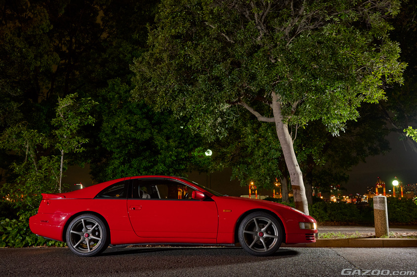 日産・フェアレディアZ(Z32型)のサイドのシルエット