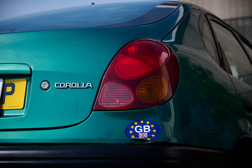 トヨタのカローラ 1.3 GS（EE111型／欧州仕様）