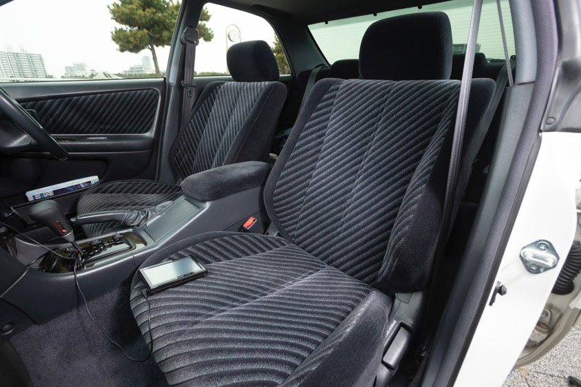 トヨタ・マークII(JZX100)の運転席