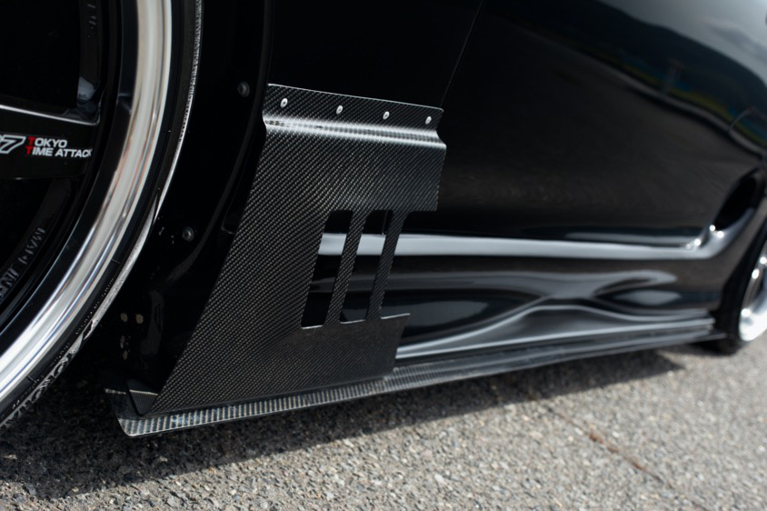 トヨタ・スープラ（A80）のサイドのエアロ